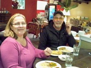 Bill and I at 'Curry Et Cetera'